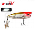 LURETV Crazy Scale Water Surface Series Wave Crawling Roadbait ZR-P69U Freshwater Sea Perch Roadbait