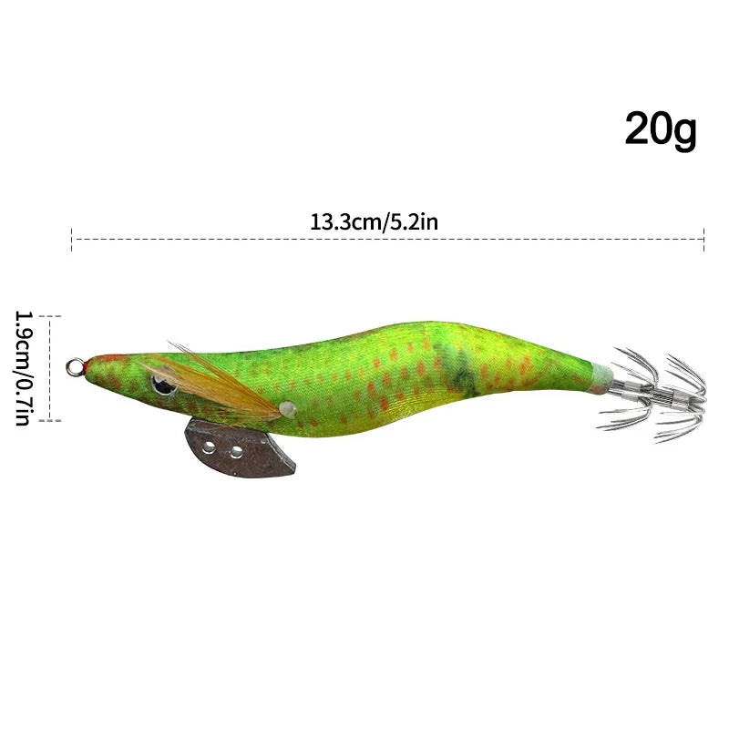 Aggie Webfoot EGI Horizontal Lumineux – Turlutte Seiche/Calamar/Poulpe