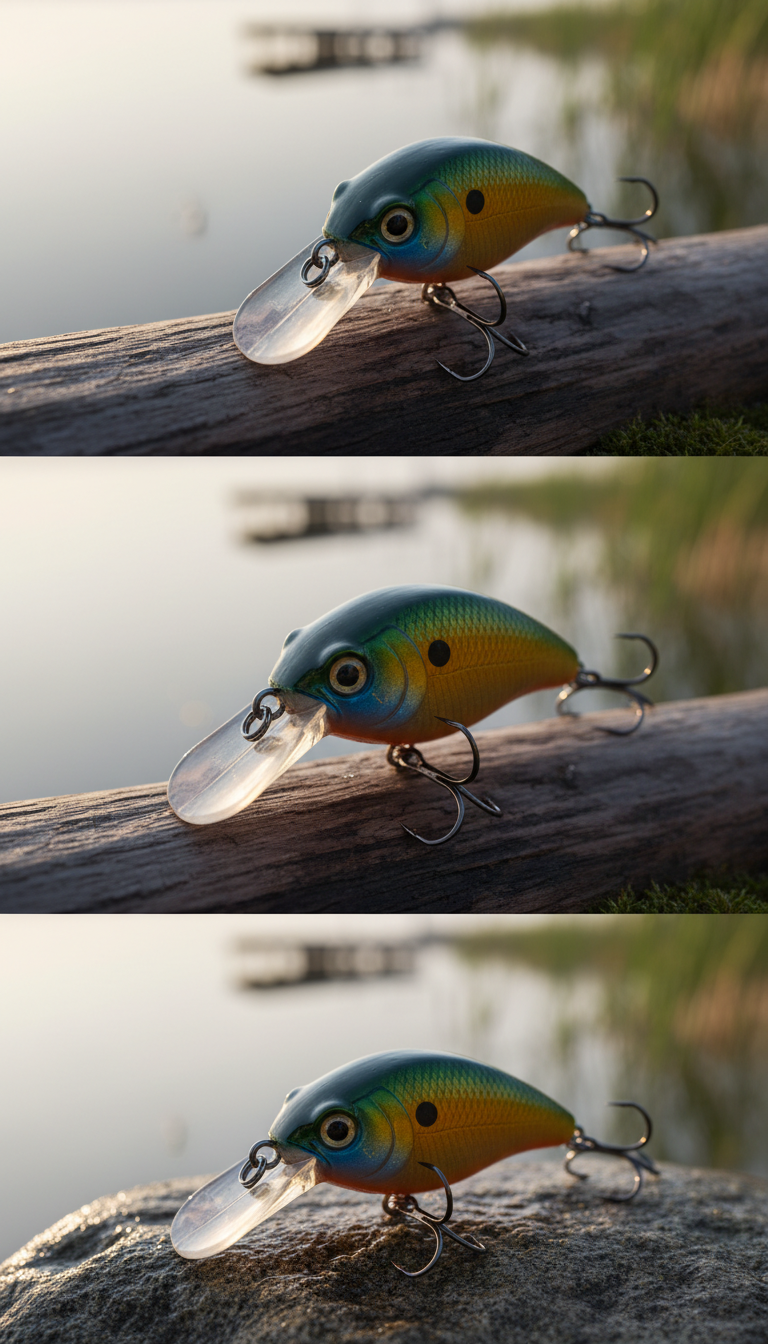 Crankbait Predator Series en polymère renforcé
